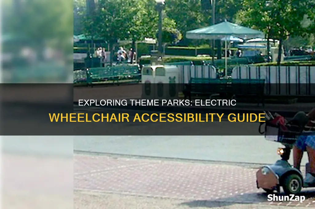 can electric wheelchairs be used at theme parks