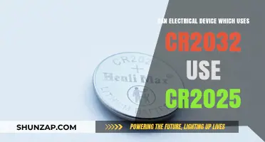 CR2032 vs CR2025: Can These Batteries Be Interchanged in Devices?