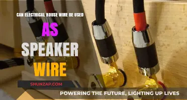 Using Electrical House Wire as Speaker Wire: Safe or Risky?