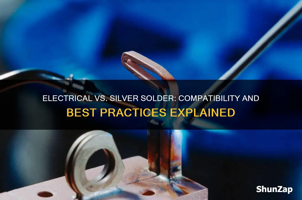 can electrical solder be used for silver solder