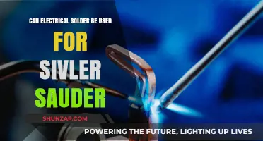 Can Electrical Solder Replace Silver Solder in Jewelry Repairs?