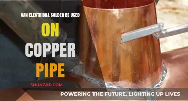 Using Electrical Solder on Copper Pipes: Feasibility and Best Practices