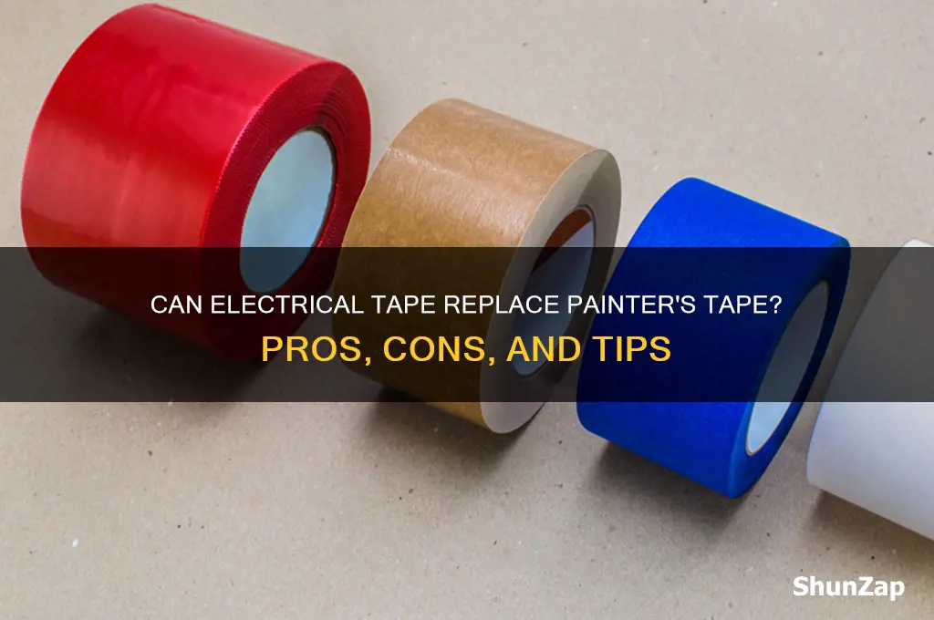 can electrical tape be used as painters tape