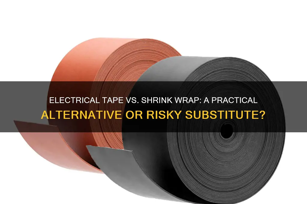 can electrical tape be used as shrink wrap
