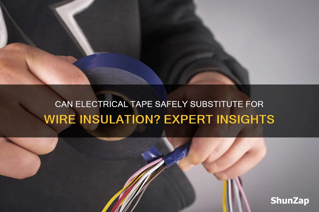 can electrical tape be used as wire