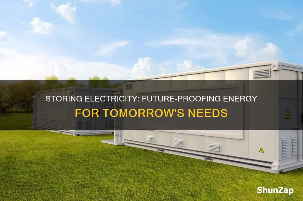 can electricity be stored for future use