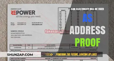 Using Electricity Bills as Address Proof: Validity and Acceptance Explained