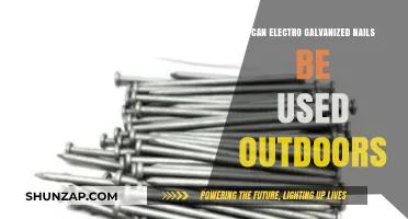 Outdoor Use of Electro-Galvanized Nails: Durability and Best Practices