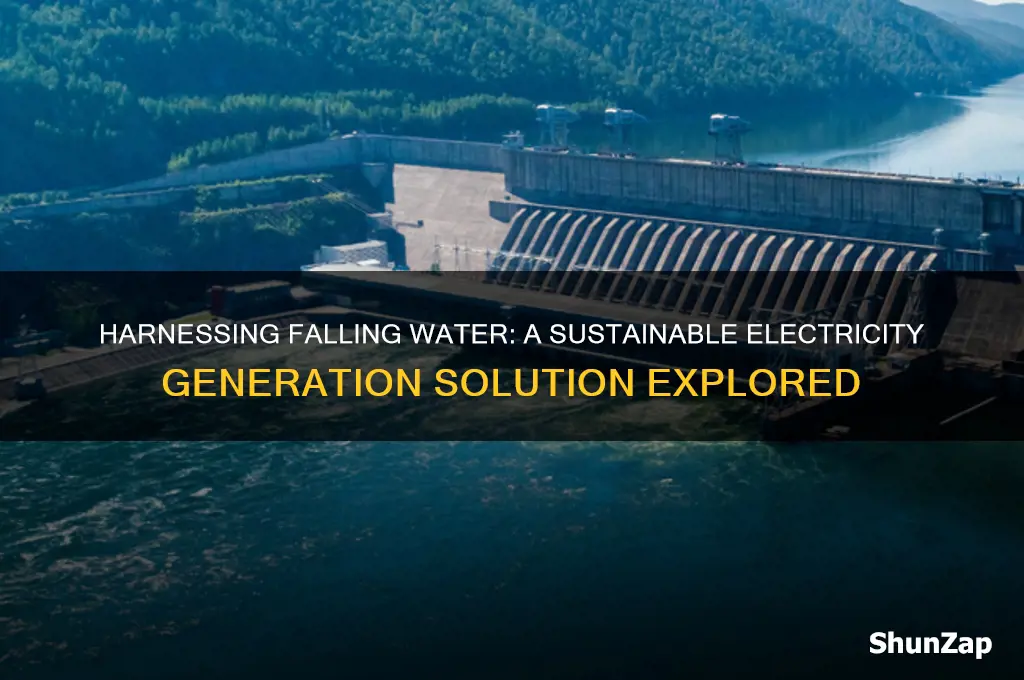 can falling water be used to generate electricity