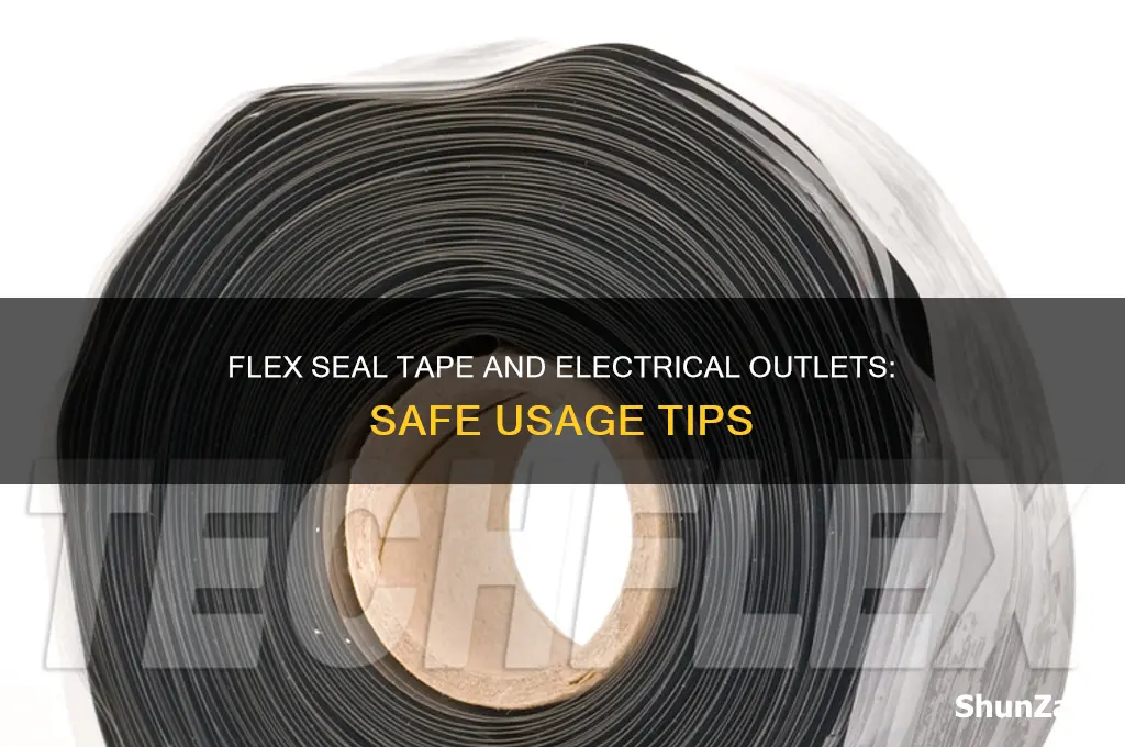 can flex seal tape be used with electrical outlets