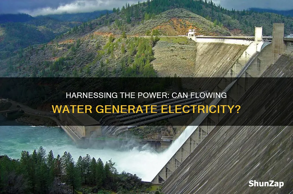 can flowing water be used to generate electricity