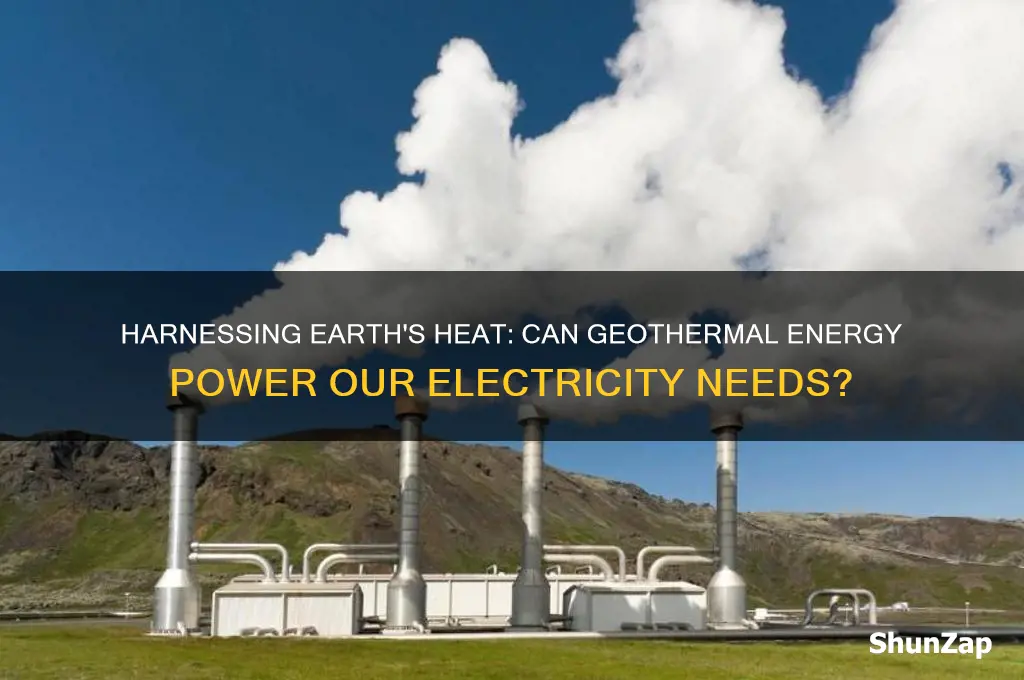 can geothermal energy be used for electricity