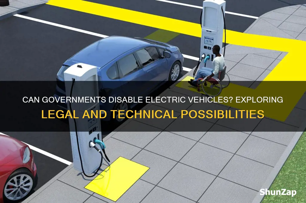 can government turn off electric cars