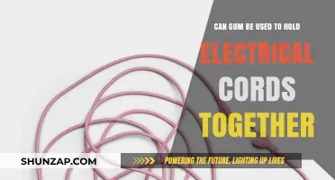 Using Gum as a Temporary Fix for Electrical Cord Repairs: Safe or Risky?