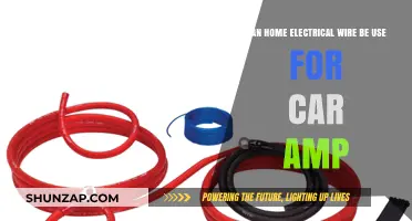 Using Home Electrical Wire for Car Amps: Safe or Risky?