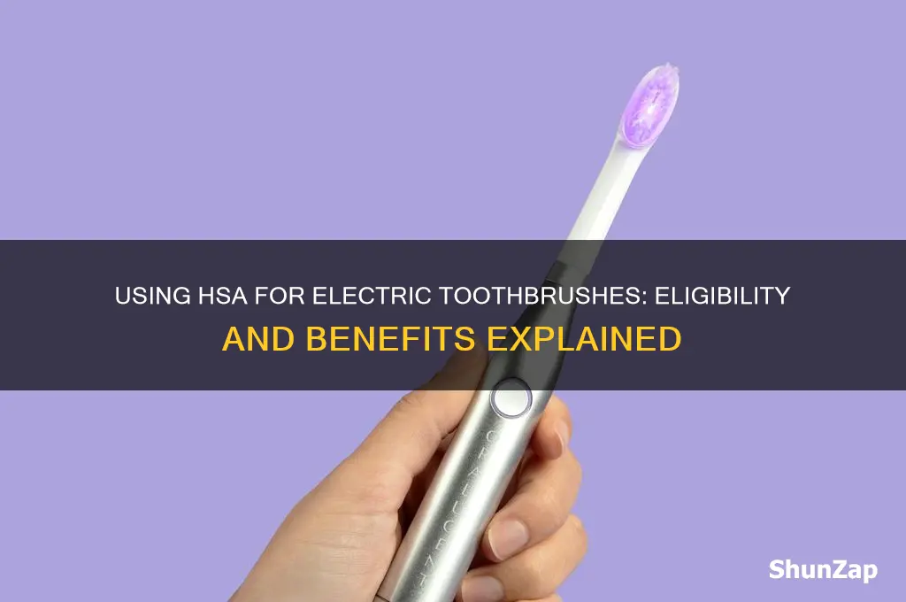 can hsa be used for electric toothbrush