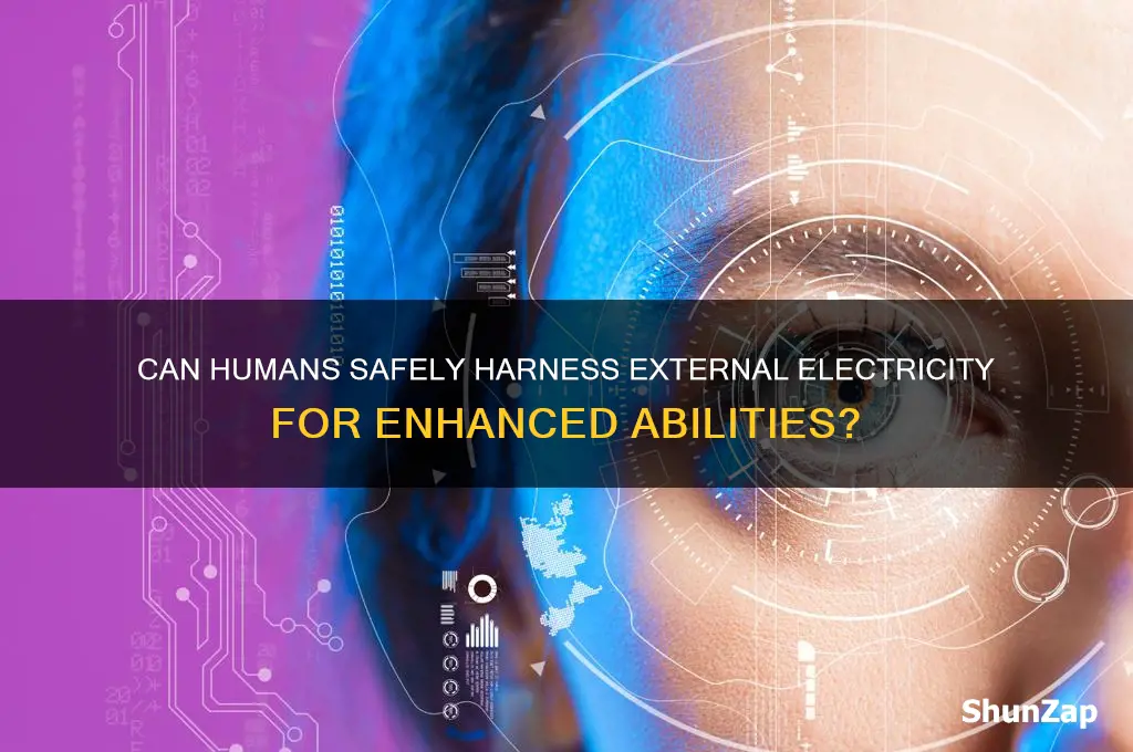 can humans use external electricity