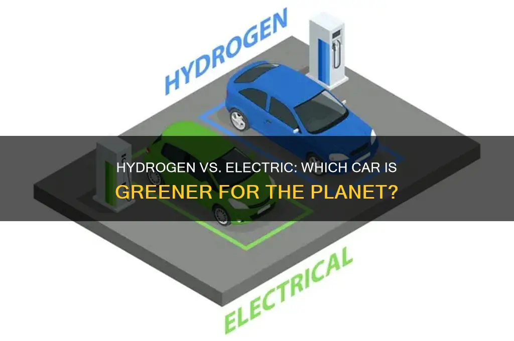 can hydrogen powered car be greener than an electric car