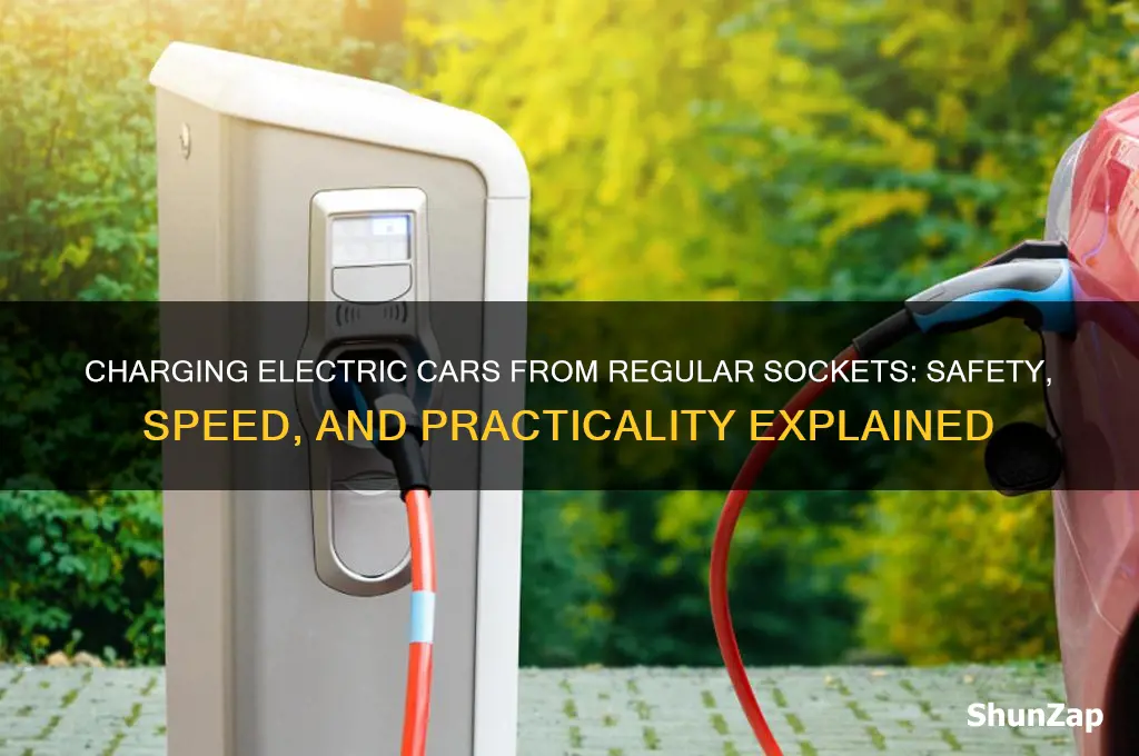 can i charge an electric car from a regular socket