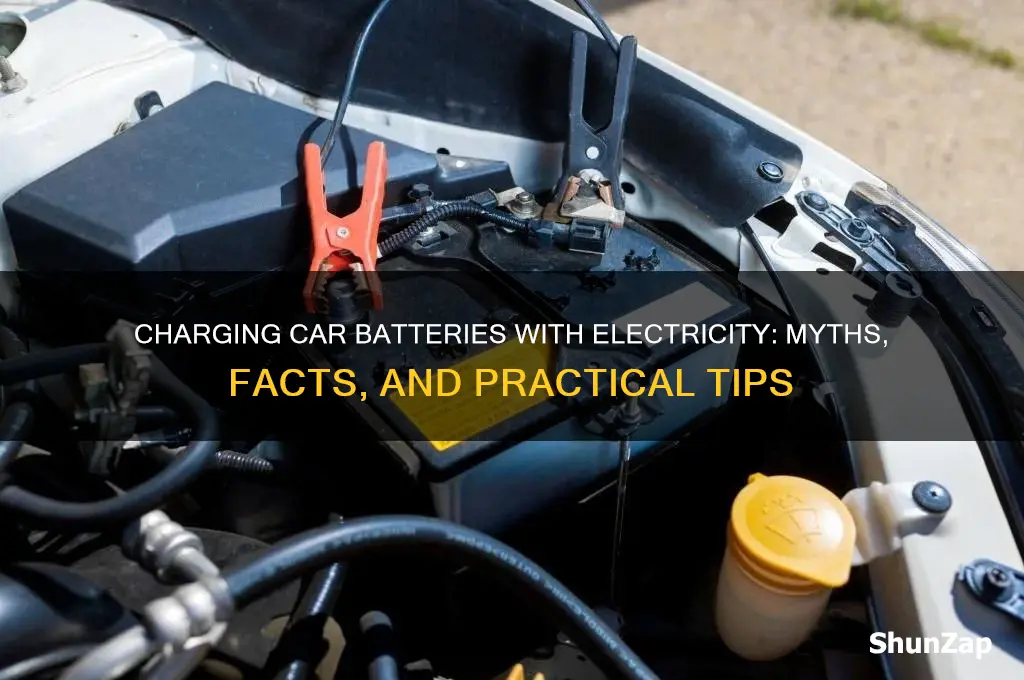 can i charge my car battery with electricity
