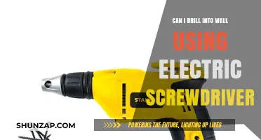 Drilling Walls with an Electric Screwdriver: Tips and Safety Guide