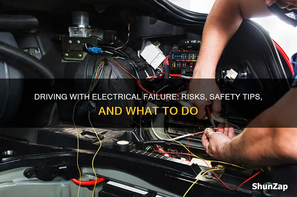 can i drive a car with an electrical failure