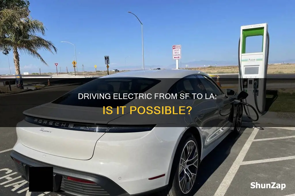 can i drive an electric car from sf to la