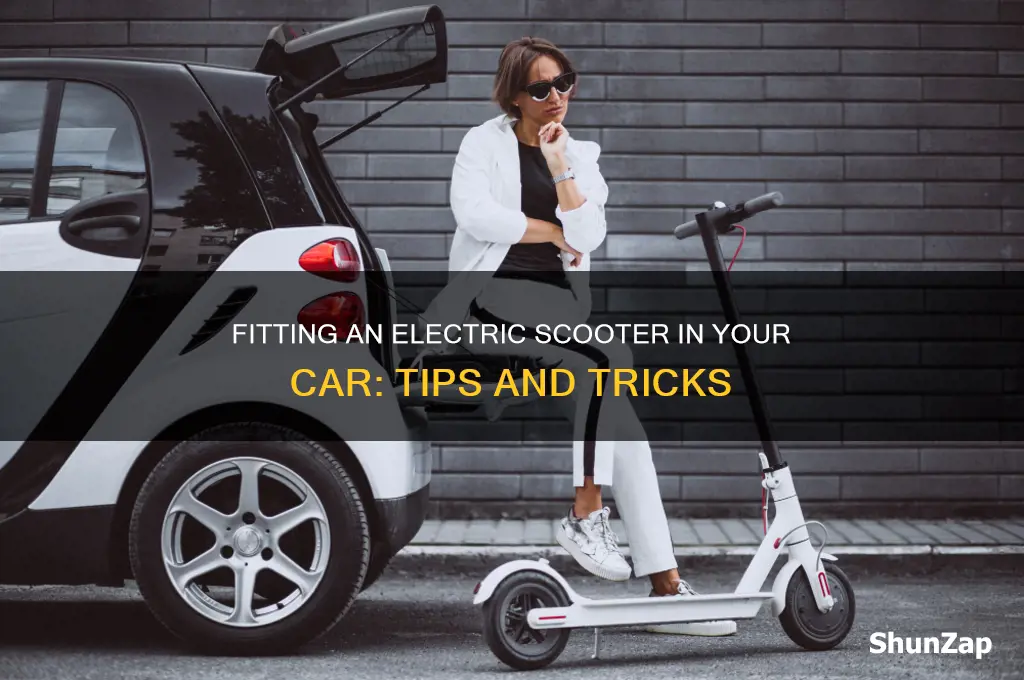 can i fit an electric scooter in my car