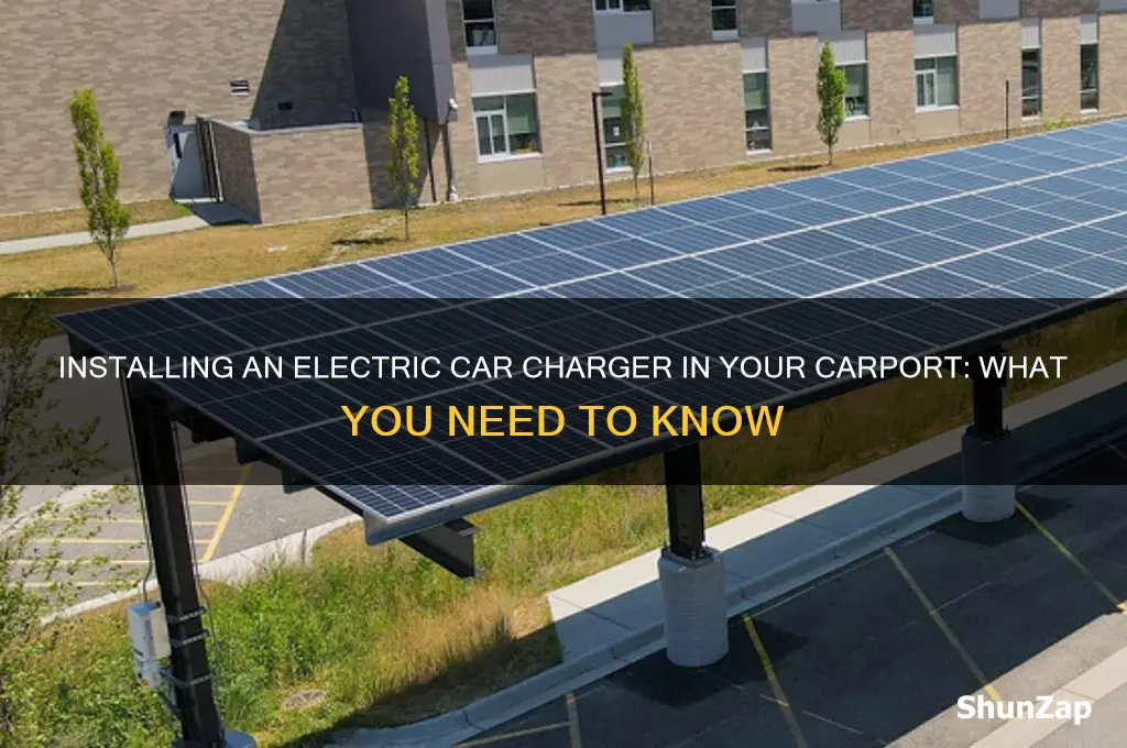 can i install an electric car charger in a carport