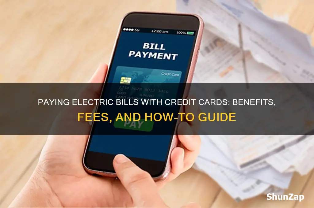can i pay electric bill using credit card
