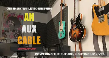 Recording Electric Guitar with Aux Cable: Tips and Tricks
