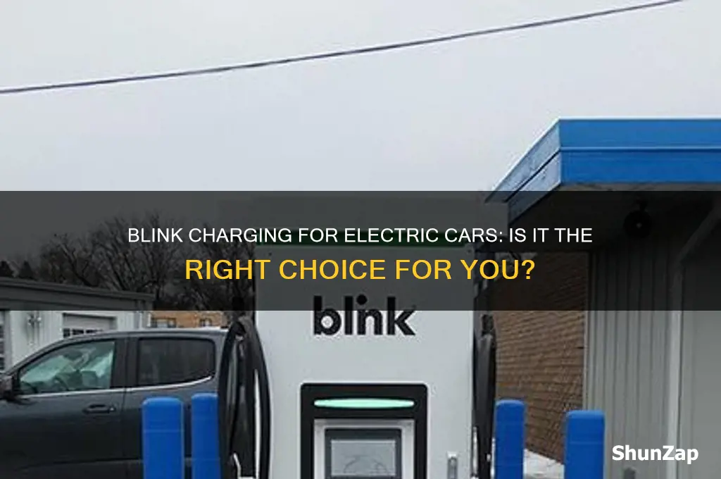 can i se blink charging for my electric car