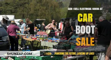 Selling Electrical Goods at Car Boot Sales: Legal Tips & Tricks