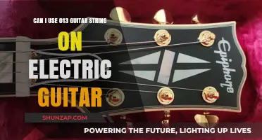 Using 013 Gauge Strings on Electric Guitar: Compatibility and Tips