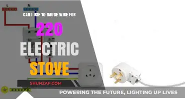 Using 10 Gauge Wire for 220V Electric Stove: Safe or Risky?