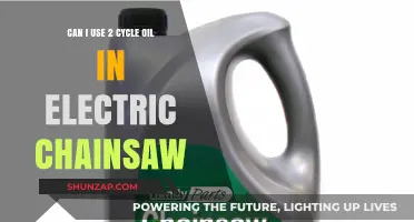 Using 2-Cycle Oil in Electric Chainsaws: What You Need to Know
