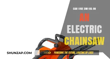 Using 3-in-1 Oil for Electric Chainsaws: Safe or Risky Choice?