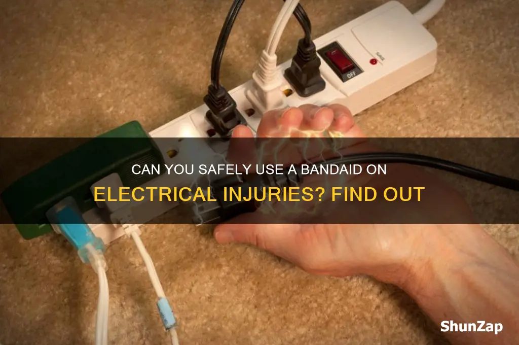 can i use a bandaid on electric