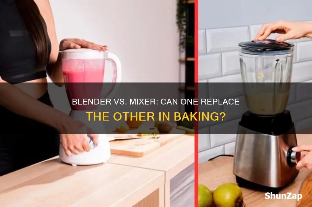 can i use a blender instead of an electric mixer