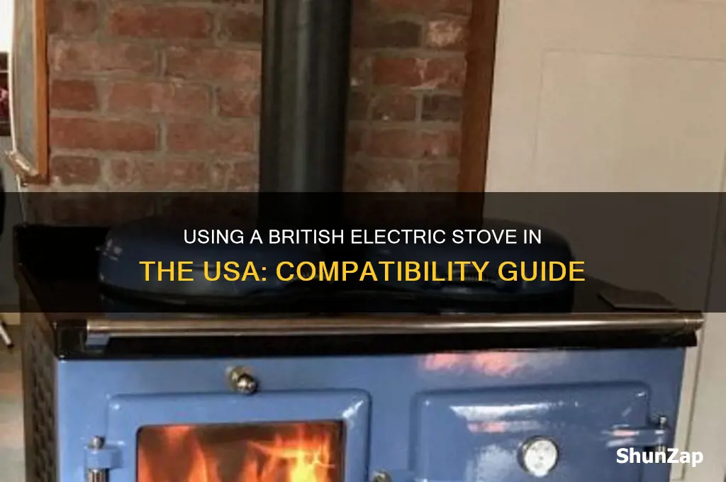 can i use a british electric stove in the usa