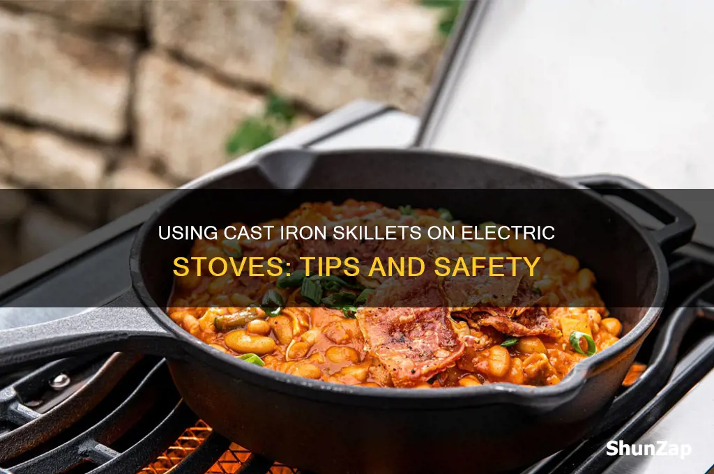 can i use a cast iron skillet on electric stove