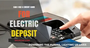 Using Credit Cards for Electric Deposits: What You Need to Know