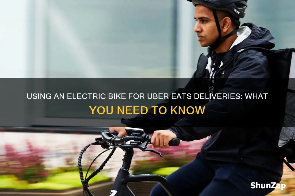 can i use a electric boke for uber eats