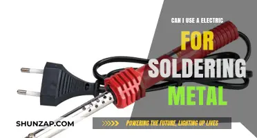 Electric Soldering Irons: Effective Tools for Metal Soldering Projects?