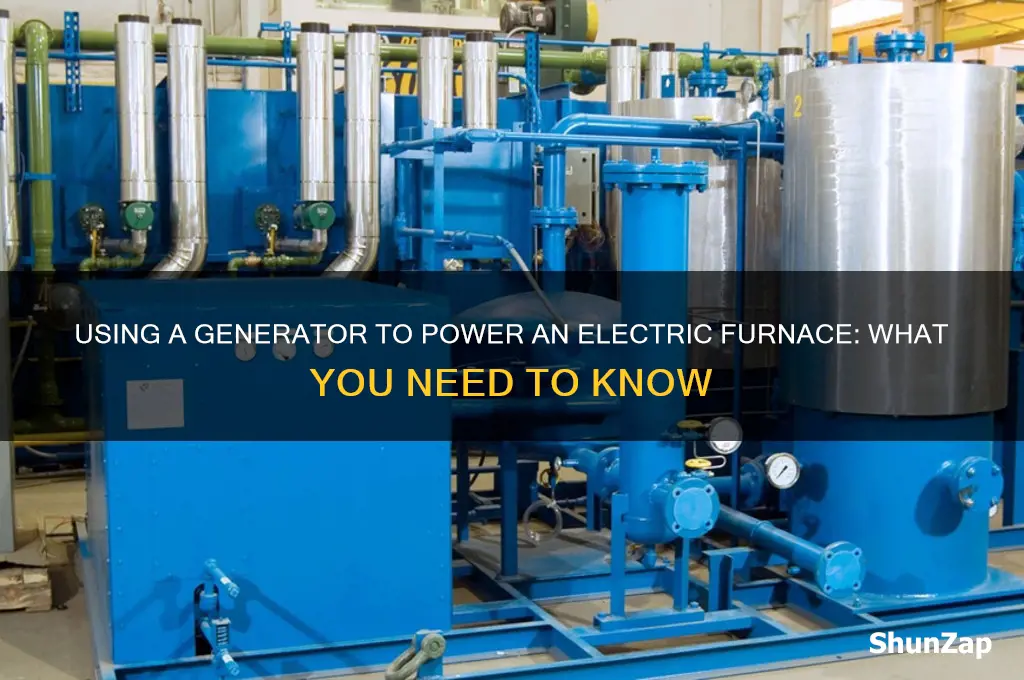 can i use a generator to run an electric furnace