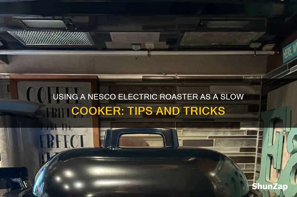 can i use a nesco electric as a slow cooker