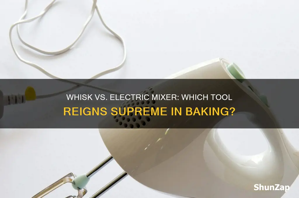 can i use a whisk instead of an electric mixer