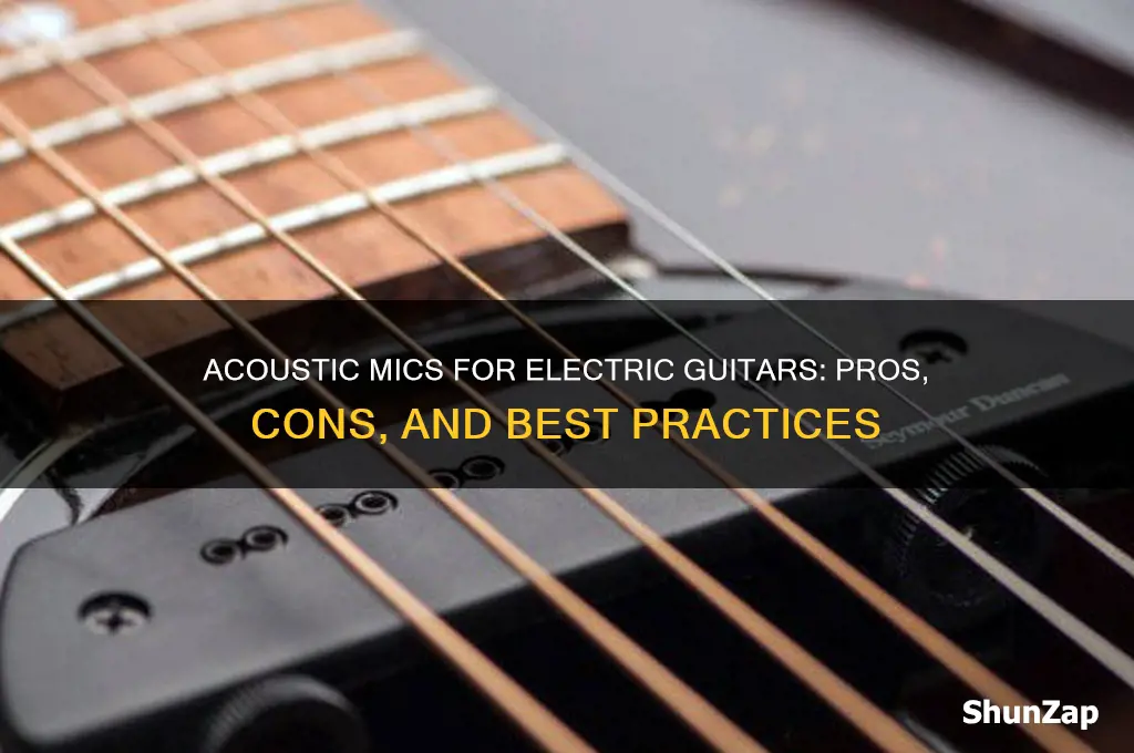 can i use acoustic mics for electric guitars