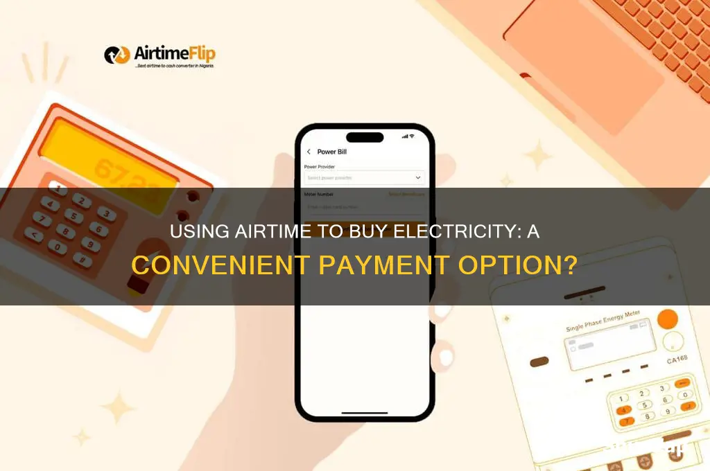 can i use airtime to buy electricity