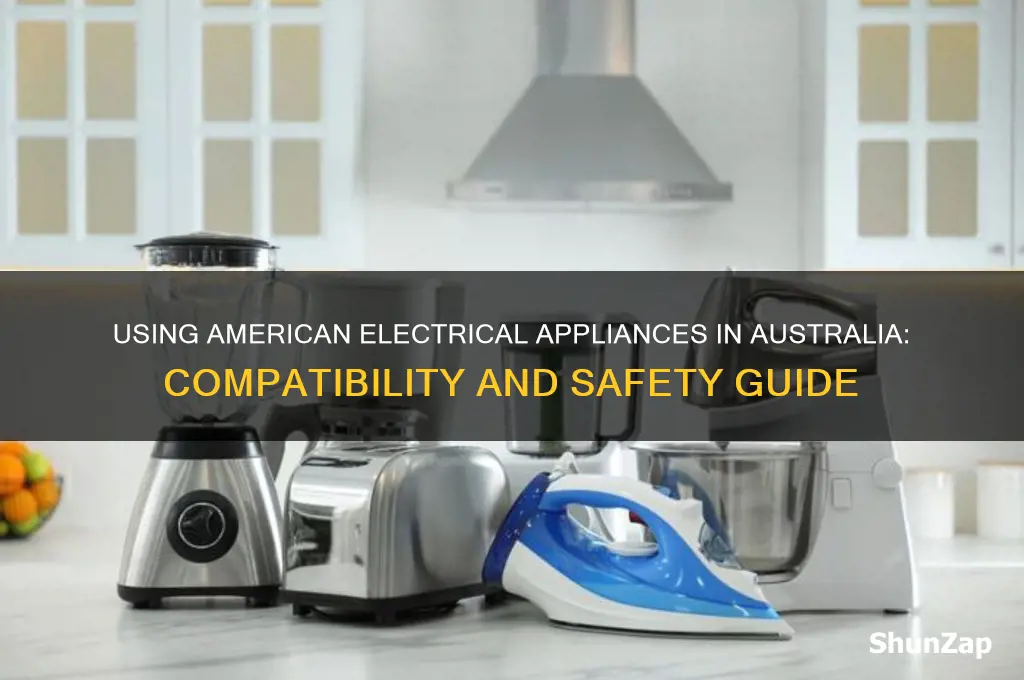 can i use american electrical appliances in australia